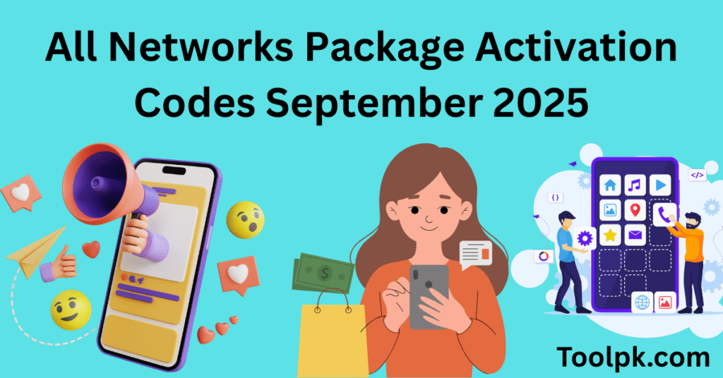 All Networks Package Activation Codes September 2025